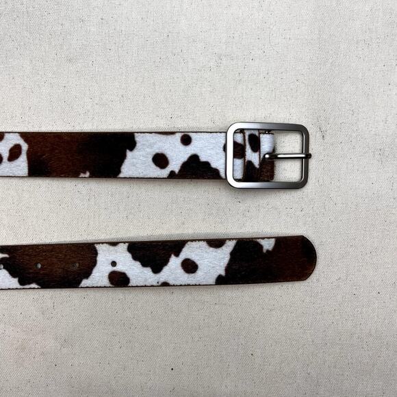 y2k 2000s western brown and white cow belt - Picture 5 of 9